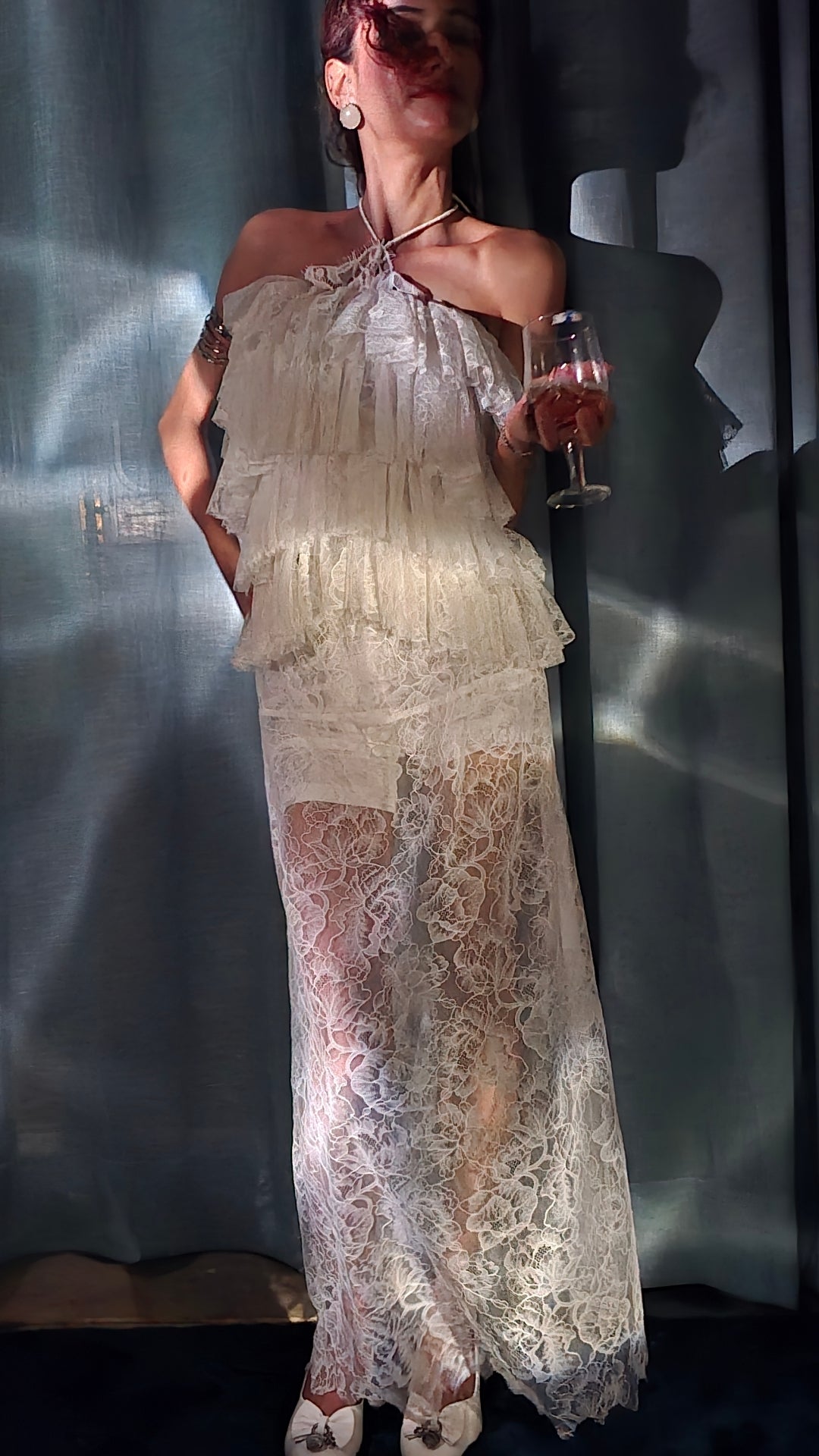 Frosted Lace Skirt