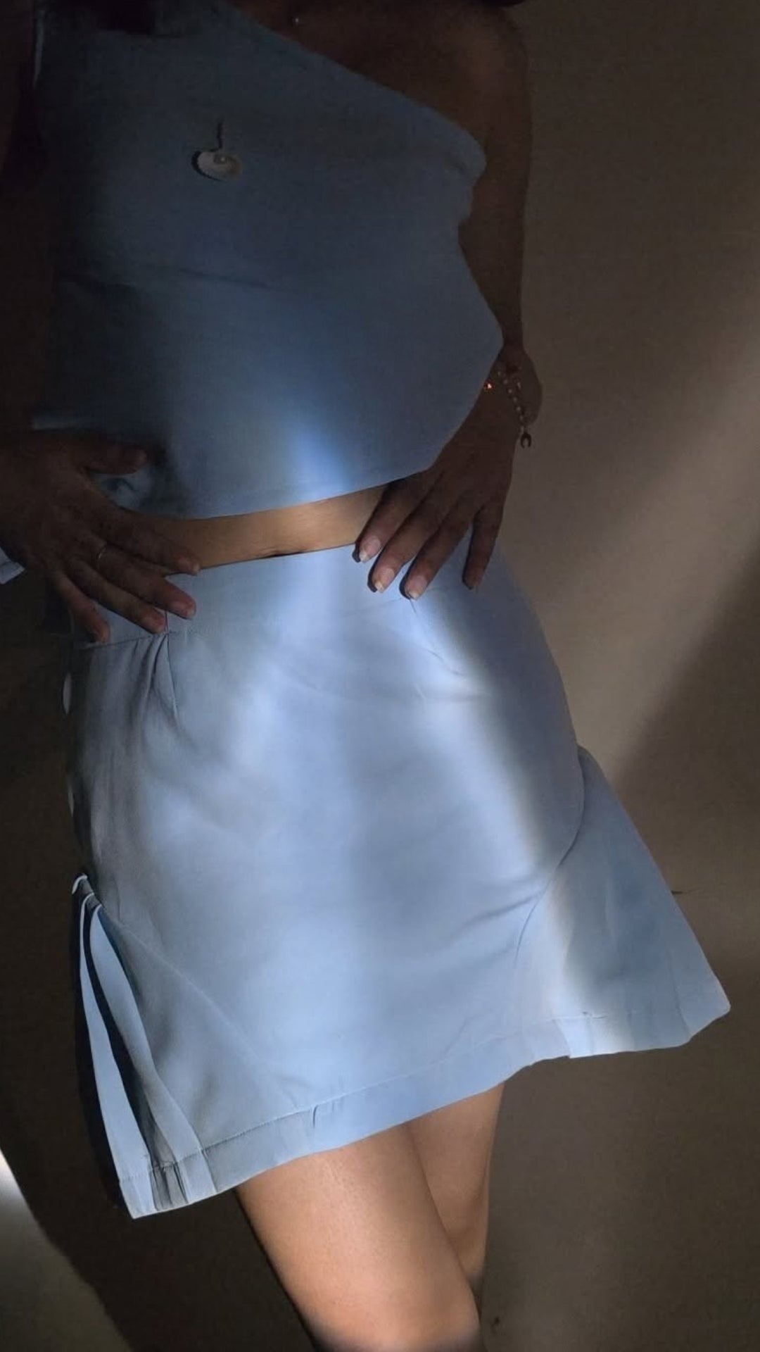 Blue Poppy Skirt