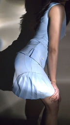 Blue Poppy Skirt