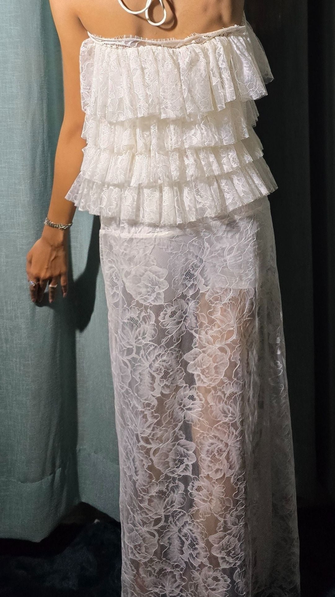 Frosted Lace Skirt